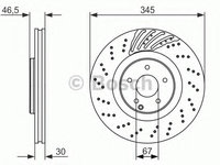 Disc frana 0 986 479 651 BOSCH pentru Mercedes-benz C-class Mercedes-benz Clk Mercedes-benz Slk