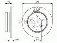 Disc frana 0 986 479 665 BOSCH