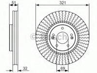 Disc frana 0 986 479 692 BOSCH pentru Hyundai Ix55 Hyundai Veracruz