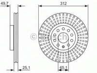 Disc frana 0 986 479 932 BOSCH pentru Vw Passat Seat Alhambra Seat Leon Vw Touran Vw Caddy Skoda Superb Vw Jetta Vw Vento Vw Sharan Vw Golf Audi Tt Audi A1 Vw Tiguan Skoda Yeti Vw Eos Vw Cc