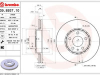 Disc frana 09 8937 11 BREMBO pentru Nissan Primastar Opel Vivaro