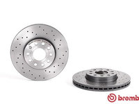 Disc frana 09 9145 1X BREMBO pentru Seat Leon Vw Touran Skoda Octavia Vw Jetta Vw Vento Audi A3 Skoda Laura Vw Golf Vw Eos Vw Caddy Vw Beetle Vw Novo Skoda Superb Vw Rabbit Seat Altea Seat Toledo