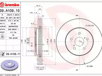 Disc frana 09 A109 11 BREMBO pentru Toyota Harrier