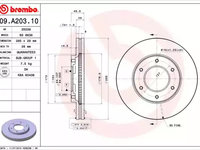 Disc frana 09 A203 10 BREMBO pentru Toyota Hiace Toyota Quantum