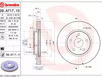 Disc frana 09 A717 11 BREMBO