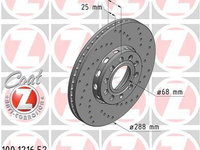 Disc frana 100 1216 52 ZIMMERMANN pentru Audi A4 1995 1996 1997 1998 1999 2000