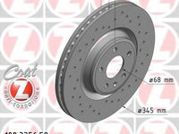 Disc frana 100 3356 52 ZIMMERMANN pentru Audi A7 Audi A6 Audi Q5 Audi A5 Audi A4