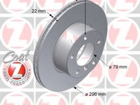 Disc frana 150 1284 20 ZIMMERMANN pentru Bmw Seria 5