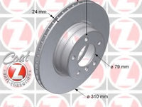 Disc frana 150 3402 20 ZIMMERMANN pentru Bmw Seria 5