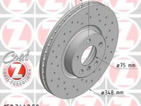 Disc frana 150 3448 52 ZIMMERMANN pentru Bmw X5 Bmw X6