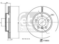 Disc frana 176803 FEBI BILSTEIN pentru Bmw I3