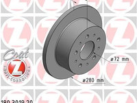 Disc frana 180 3019 20 ZIMMERMANN pentru Peugeot Boxer Fiat Ducato