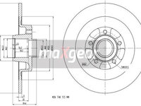 Disc frana (191964 MAXGEAR) RENAULT