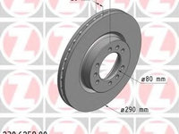 Disc frana 230 6259 00 ZIMMERMANN pentru Iveco Daily