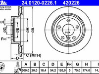 Disc frana 24 0120-0226 1 ATE pentru Bmw Z4