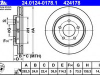 Disc frana 24 0124-0178 1 ATE