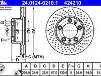 Disc frana 24 0124-0210 1 ATE