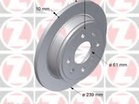 Disc frana 280 3170 00 ZIMMERMANN pentru Rover 200 Rover Cabriolet Rover 400 Honda Ballade Honda Civic Honda Accord Honda Crx Honda Prelude Honda Concerto Rover 25 Rover 45 Rover Coupe