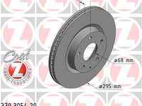 Disc frana 370 3054 20 ZIMMERMANN pentru Mazda 3 Mazda Cx-3