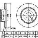 Disc frana spate, no