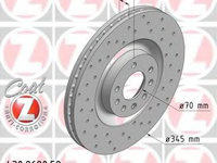 Disc frana 430 2620 52 ZIMMERMANN pentru Opel Vectra