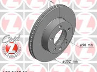 Disc frana 430 2625 20 ZIMMERMANN pentru Opel Movano Renault Master Nissan Nv400