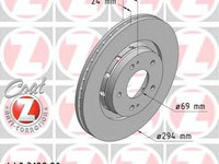 Disc frana 440 3122 20 ZIMMERMANN pentru Mitsubishi Outlander CitroEn C-crosser Mitsubishi Galant Mitsubishi Lancer Mitsubishi Airtrek Mitsubishi Phev