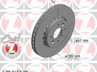 Disc frana 470 2450 20 ZIMMERMANN pentru Dacia Lodgy Dacia Dokker Renault Captur