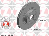 Disc frana 530 2458 20 ZIMMERMANN pentru Toyota 86 Toyota Gt