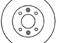 Disc frana 561235JC JURID pentru Renault Super Renault 9 Renault Alliance Renault 11 Renault Encore Renault 19 Renault 21 Renault Express Renault Extra Renault Rapid Renault Clio Renault Twingo Renault Megane Dacia Sandero Dacia 1310 Renault Symbol R