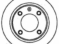 Disc frana 561704J JURID pentru CitroEn Xantia