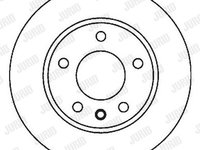 Disc frana 562040JC JURID pentru Seat Ibiza Audi A3 Skoda Octavia Vw Golf Audi A1 Skoda Fabia Skoda Roomster Vw Bora Vw Jetta Seat Toledo Vw Polo Skoda Praktik Vw Vento Seat Leon Audi A2