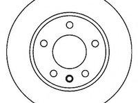 Disc frana 562041JC JURID pentru Audi A3 Skoda Octavia Vw Golf Audi A1 Skoda Roomster Vw Bora Vw Jetta Seat Toledo Vw Polo Skoda Praktik Vw Vento Seat Leon Seat Cordoba Skoda Fabia Vw Beetle Vw New Vw Novo