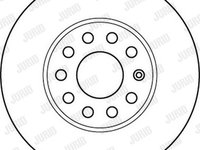 Disc frana 562235JC JURID pentru Vw Touran Skoda Octavia Vw Jetta Vw Vento Audi A3 Vw Golf Skoda Superb Skoda Yeti Skoda Laura Vw Caddy Vw Beetle Vw Novo Vw Rabbit Seat Altea