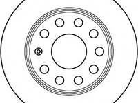 Disc frana 562236JC JURID pentru Seat Leon Skoda Octavia Skoda Laura Vw Jetta Vw Vento Audi A3 Vw Golf Vw Eos Vw Beetle Vw Novo Vw Caddy Vw Rabbit Seat Altea Seat Toledo