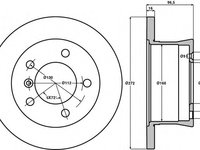 Disc frana 567761J JURID pentru Mercedes-benz G-class Mercedes-benz Sprinter Vw Lt