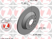 Disc frana 600 3252 20 ZIMMERMANN pentru Vw Golf Audi Tt Vw Passat Audi Q3 Vw Touran Seat Alhambra Vw Tiguan Vw Sharan Audi A3 Skoda Kodiaq