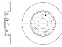 Disc frana 6059 00 ROADHOUSE pentru Opel Corsa Opel Kadett Opel Vectra Opel Ascona Opel Vita