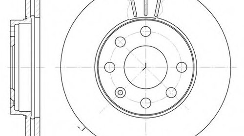 Disc frana 6061 10 ROADHOUSE pentru Opel Cors