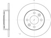 Disc frana 6066 00 ROADHOUSE pentru Renault Super Renault Express Renault Extra Renault Rapid Renault Twingo Renault Clio Renault 5