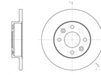 Disc frana 6067 00 ROADHOUSE pentru Renault Super Renault 9 Renault Alliance Renault 11 Renault Encore Renault 19 Renault 21 Renault Express Renault Extra Renault Rapid Renault Clio Renault Megane Renault Twingo Dacia Sandero Dacia 1310