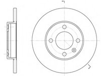 Disc frana 6088 01 REMSA pentru Audi 80 Audi Fox Audi Coupe Audi 90 Vw Golf Vw Rabbit Vw Jetta Vw Dasher Vw Passat Vw Carat Vw Corsar Vw Quantum Vw Santana Vw Scirocco