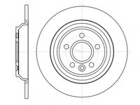 Disc frana 61045 00 ROADHOUSE pentru Volvo V60 Volvo V70 Volvo S80 Volvo Xc70 Volvo S60