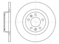 Disc frana 61053 00 ROADHOUSE pentru Fiat Scudo Peugeot Expert CitroEn Dispatch CitroEn Jumpy Toyota Proace