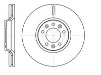 Disc frana 61054 10 ROADHOUSE pentru Fiat Scudo CitroEn C5 Peugeot Expert CitroEn Dispatch CitroEn Jumpy Peugeot 407 Toyota Proace