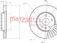 Disc frana 6110176 METZGER pentru Opel Insignia Chevrolet Tracker Chevrolet Trax
