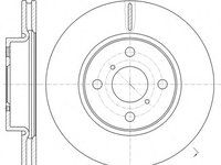 Disc frana 61169 10 ROADHOUSE pentru Toyota Vitz Toyota Yaris Toyota Yarisvitz