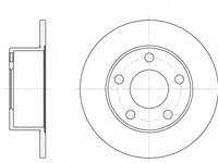 Disc frana 6123 00 REMSA pentru Audi 100 Audi 500 Audi A6 Vw Carat Vw Corsar Vw Passat Vw Santana