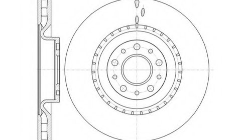 Disc frana 61458 10 ROADHOUSE pentru Fiat Dob