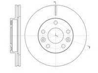 Disc frana 61478 10 ROADHOUSE pentru Dacia Duster Renault Duster